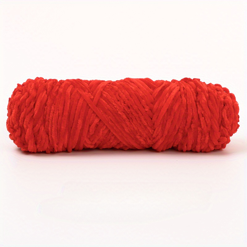 Chenille Golden Velvet Yarn Soft Comfortable Yarn Knitting Crochet 60M