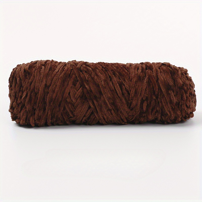 Chenille Golden Velvet Yarn Soft Comfortable Yarn Knitting Crochet 60M