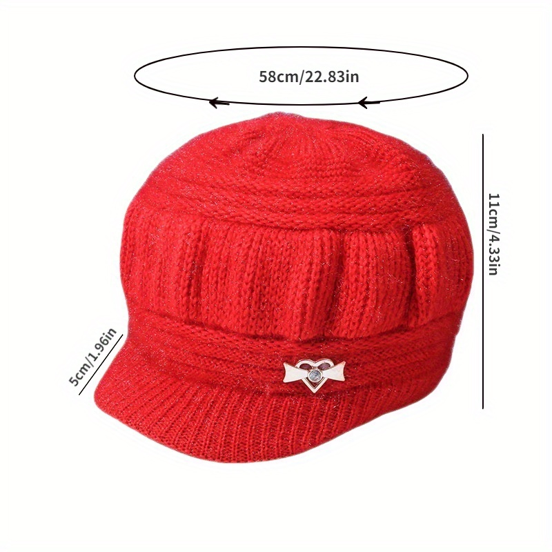 Joli chapeau chaud d'hiver peluche chapeau écharpe masque ensemble  casquettes bonnets casquette 55-58 cm T7