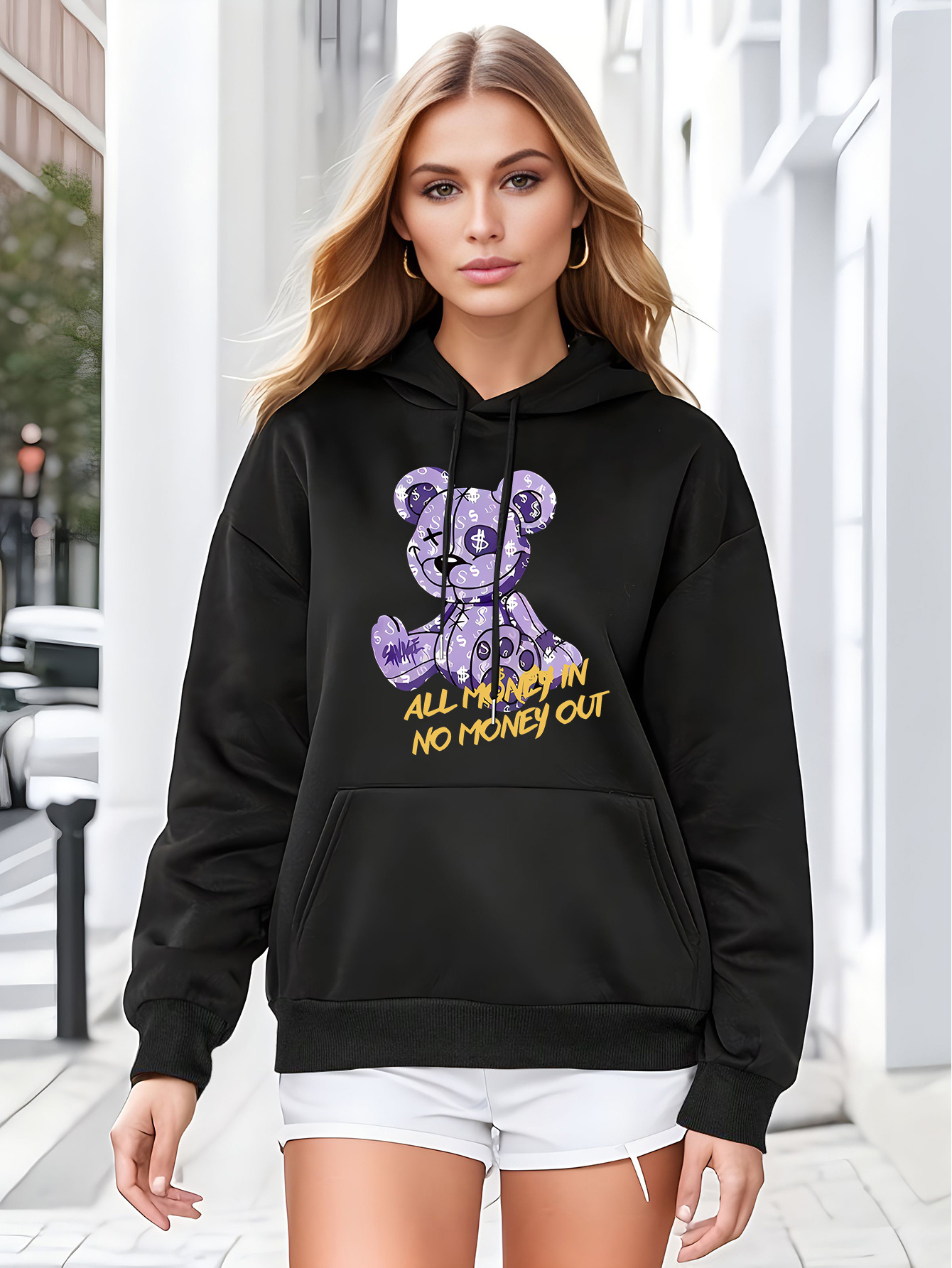sweatshirt front pocket no hood