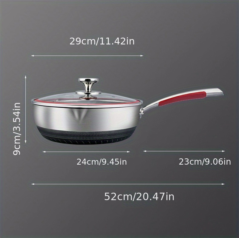 Multifunctional Household Ceramic Wok With Lid Non Stick Clay Wok