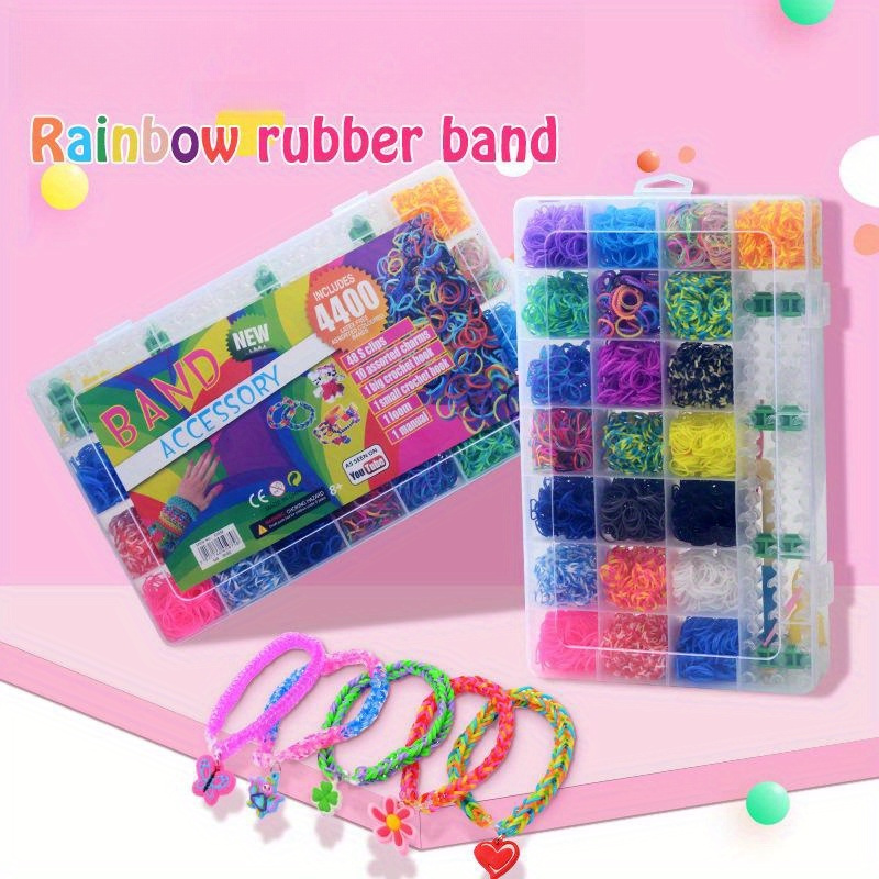 2000+ Piece Rubber Band Bracelet Making Kit Create Unique - Temu