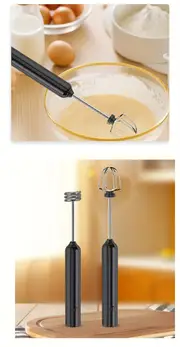 1pc electric household small stirrer electric egg beater household small milk frother egg blender handheld blender coffee bubbler milk frother small appliance kitchen accessories details 14
