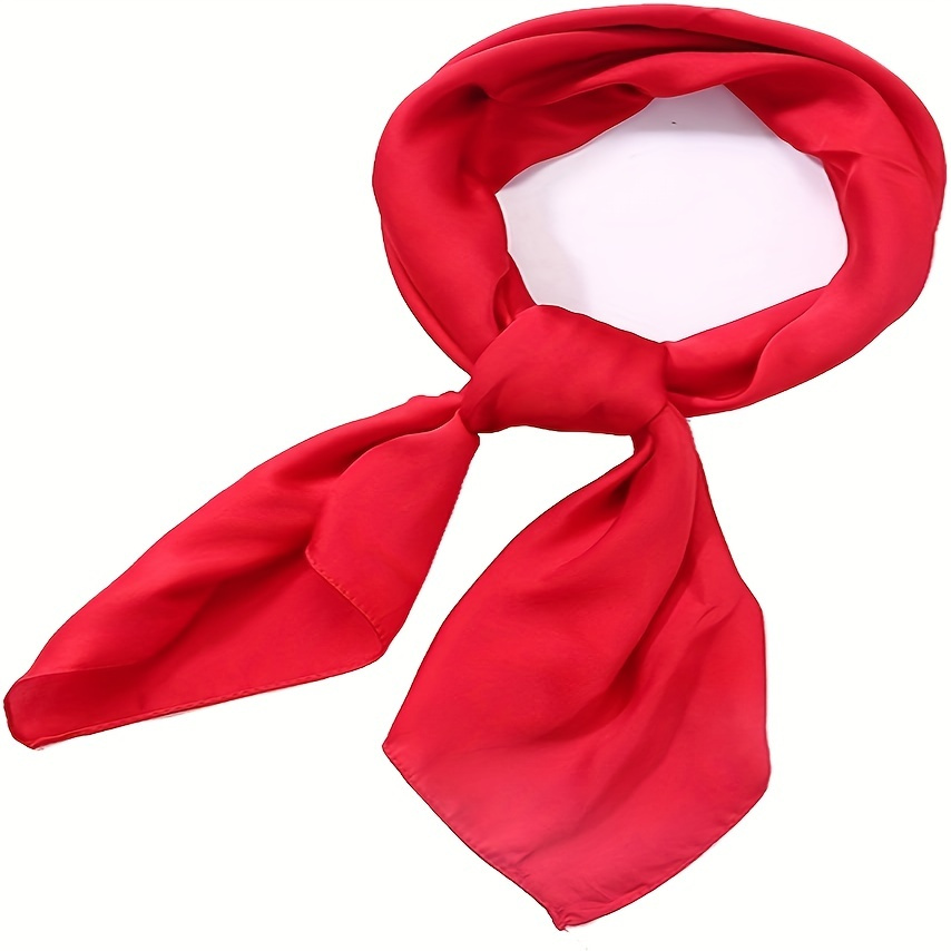 Small store red scarf