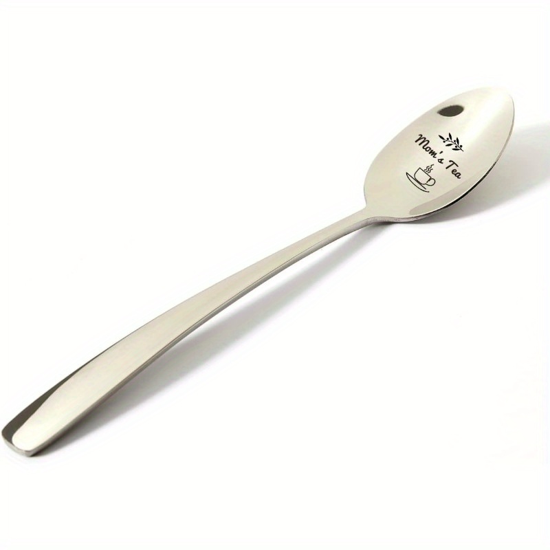 Best Mom Gifts - Good Morning Super Mom - Tea Coffee Lover Stainless Steel  Engraved Spoon Funny Mom Gift for Birthday Mother's Day Xmas