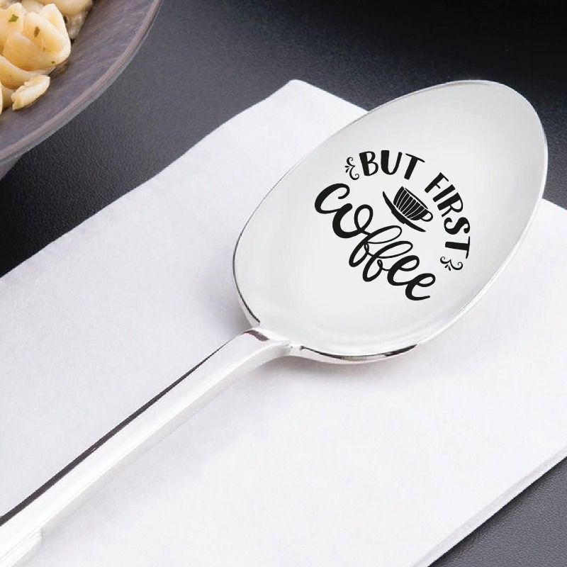 Personalised Nutella Spoon Engraved Any Name Ideal Gift Stainless Steel  Best New