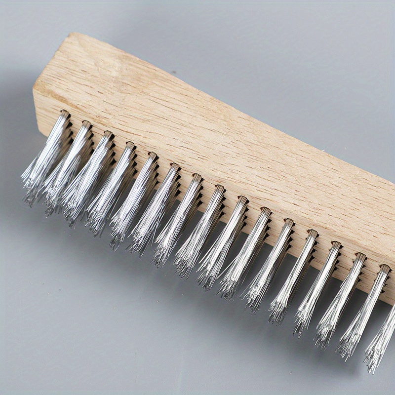 1 Pc Multifunctional Triple Brush Head Cleaning Wire Brush