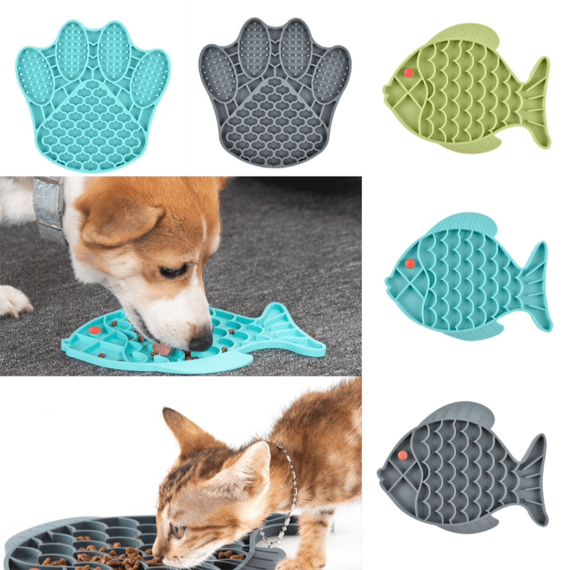 Lick Mat for Cats & Dogs - Fish Shape