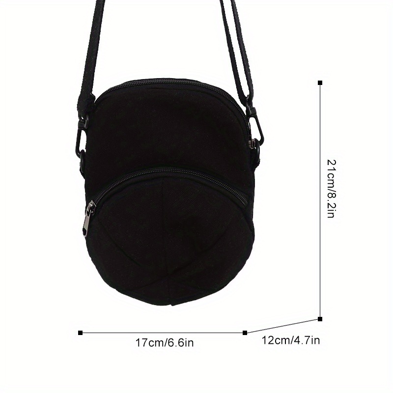  Bolso bandolera de cuero para hombre, impermeable