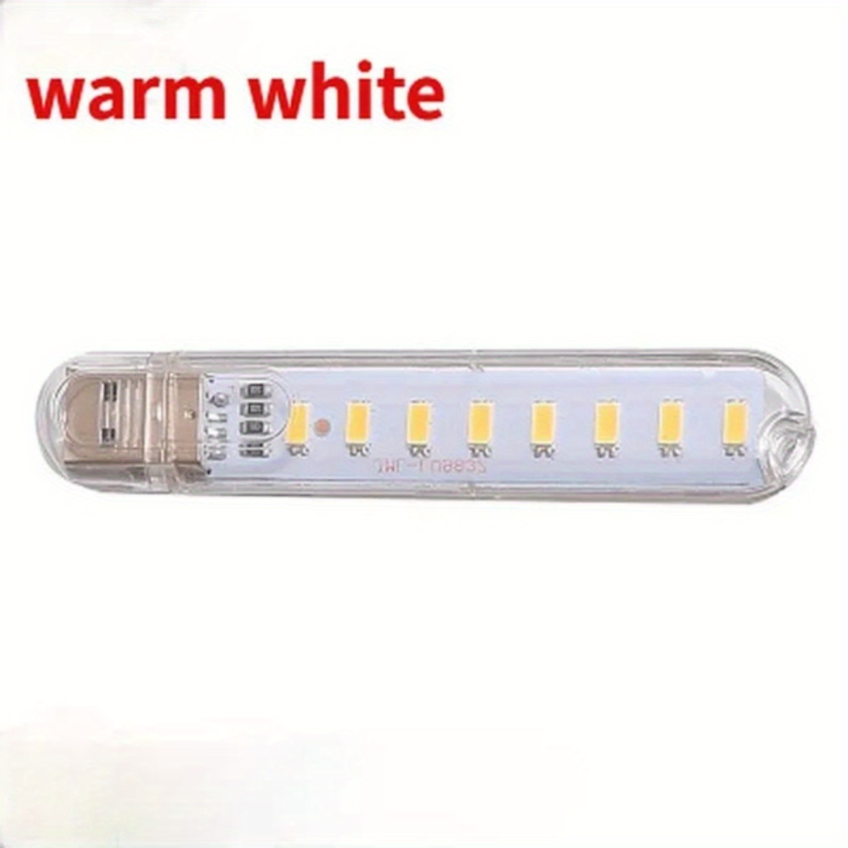 Portable Mini 8-LED USB Light 5V (Warm White)