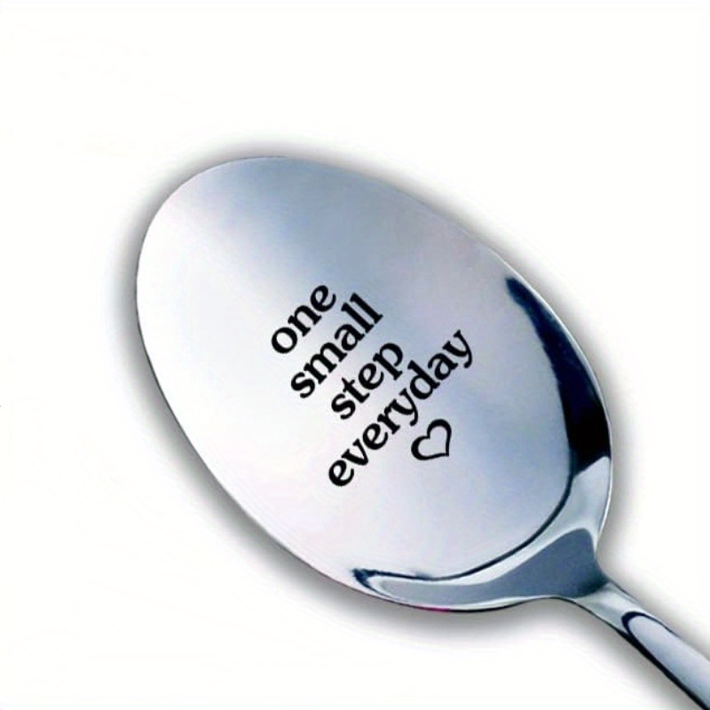 Stainless Steel Spoon, Engraved Tea Coffee Ice Cream Cereal Spoon, Romantic Gift  Ideas, Spoon Gift For Wife Husband Lovers Parents Grandparents, Coffee  Lovers Gifts, Anniversary Birthday,valentine's Day Gift, Holiday Accessory  - Temu