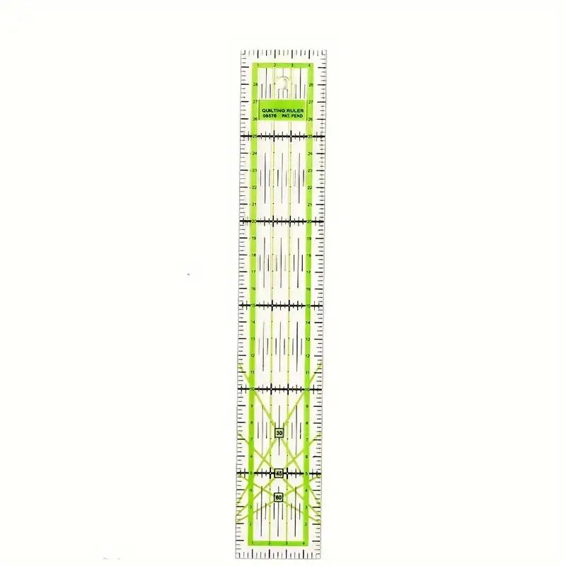 Clear Sewing Ruler Patchwork Ruler With Grid Lines Tailor - Temu