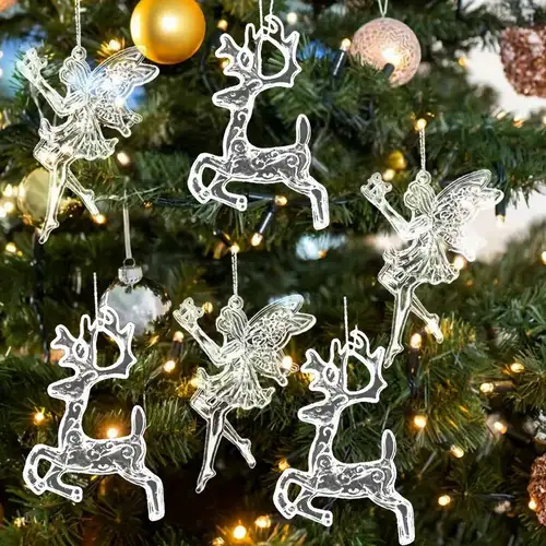 1pc Märchen Cartoon Auto Weihnachten Baum Dekoration Anhänger