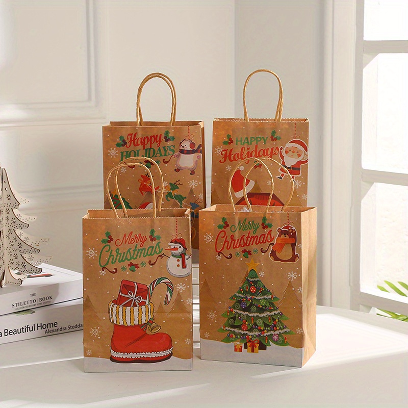 Brown Kraft Paper Bags Small Paper Bags Gift Bags With - Temu