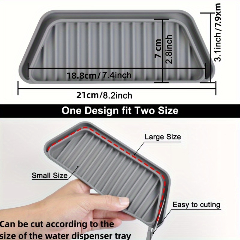 Refrigerator Drip Tray, Solid Color Silicone Table Mat, Absorbent Drip Tray,  Refrigerator Accessories - Temu