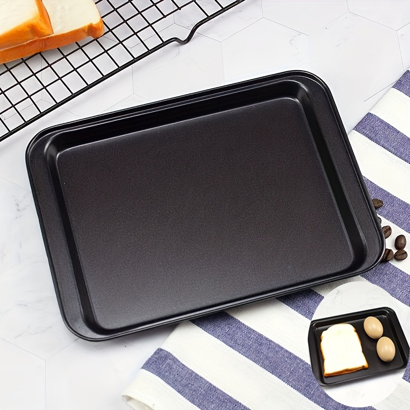 Square Oven Baking Tray Household Snowflake Crisp Barbecue Mold Cake Pan  Non-stick Bread Bakeware Air Fryer Kitchen Accessories