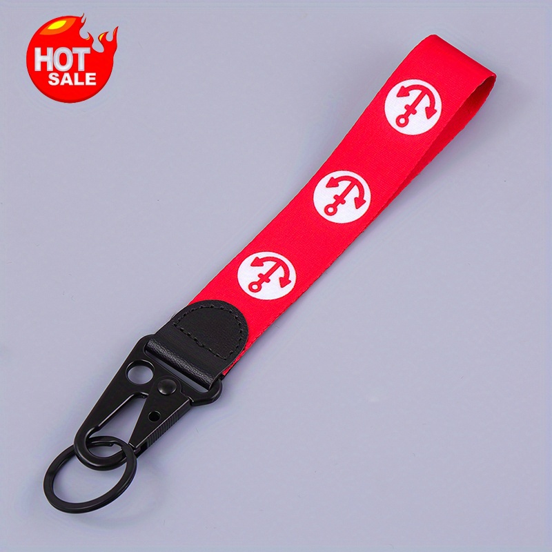 Red Boat Anchor Double sided Craft Car Stitch Keychain Can - Temu