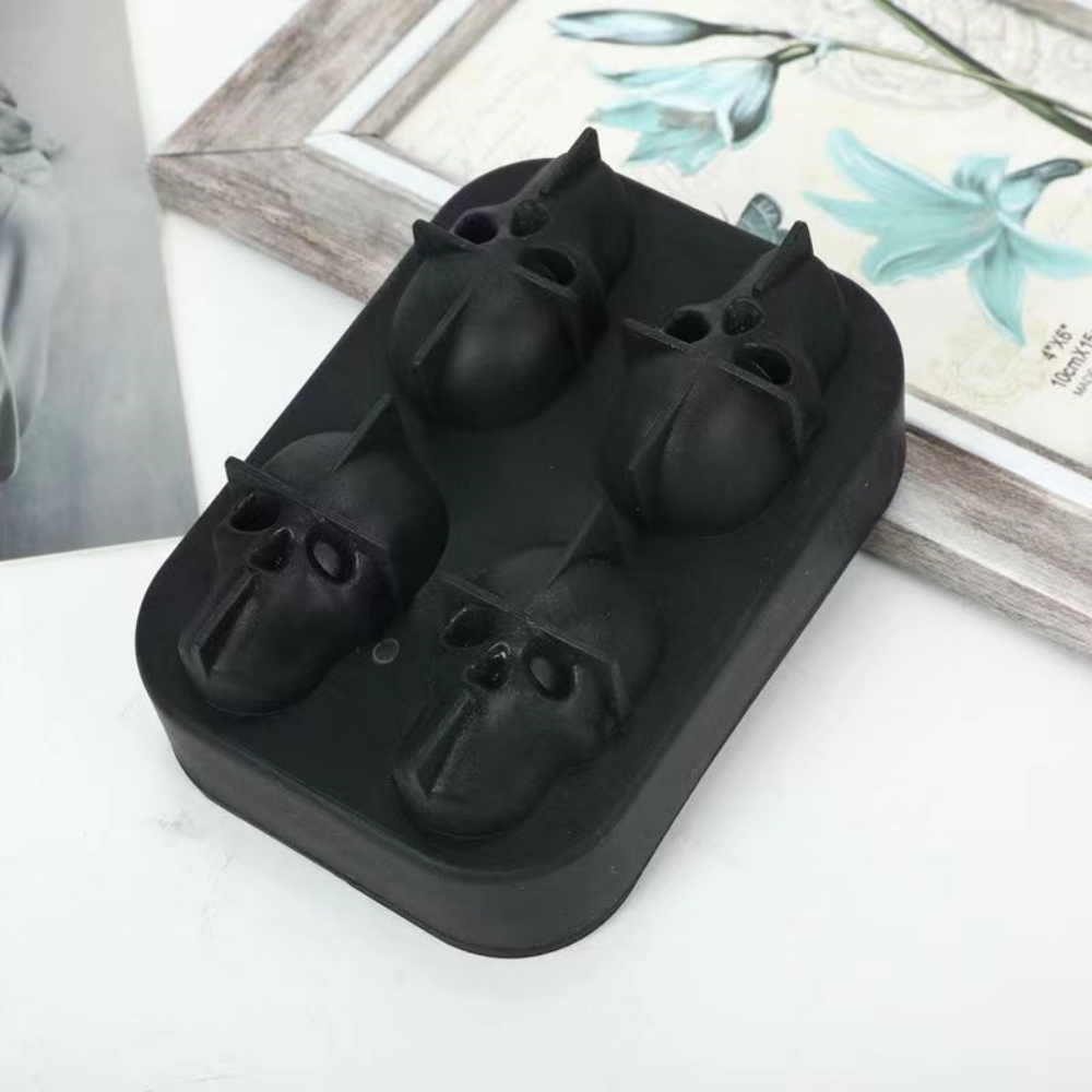 3D Skull Silicone Mold DIY Ice Maker Tray