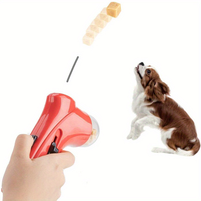 Pet Treat Launcher Shooter Dog Food Catapult Puppy Snack Feeder Dispenser  Pet Training Toys Interactive Toys