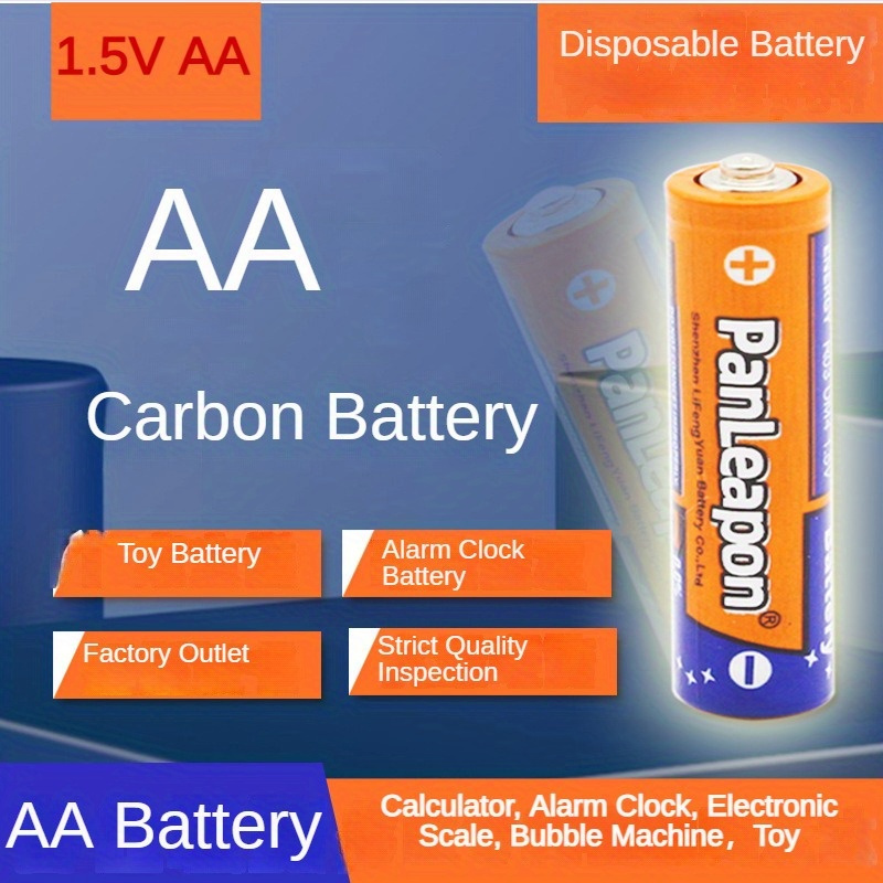 8/16pcs AA Battery Zinc Carbon 1.5V LR6 Battery Large Capacity Longer  Lasting Battery Used In Electronic Scales, Toy Cars, Radios, Alarm Clocks,  Power