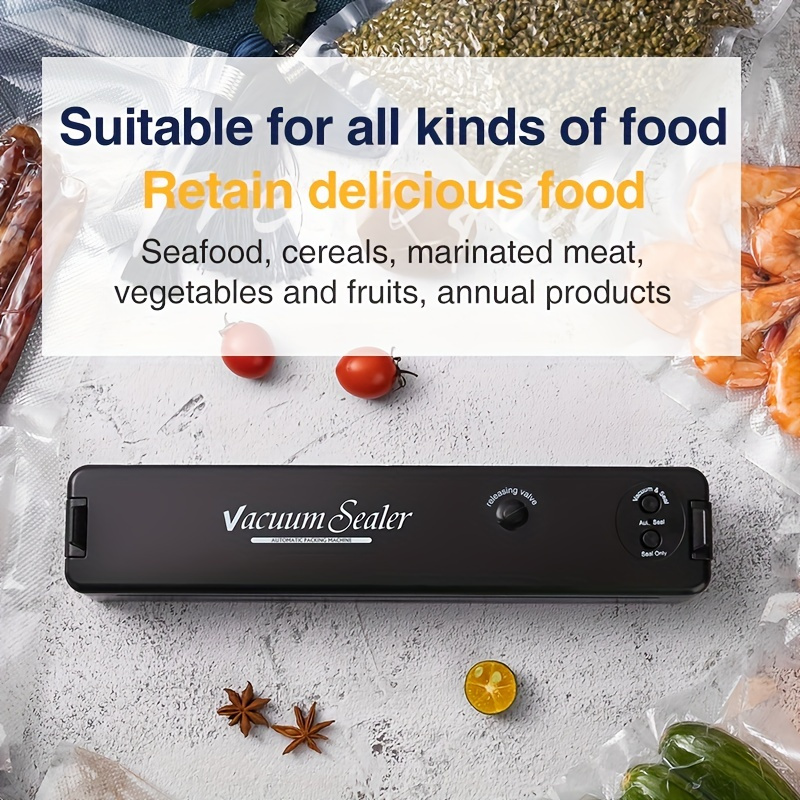 Vacuum Sealer Vacuum Sealer Bags Automatic Air Sealing - Temu