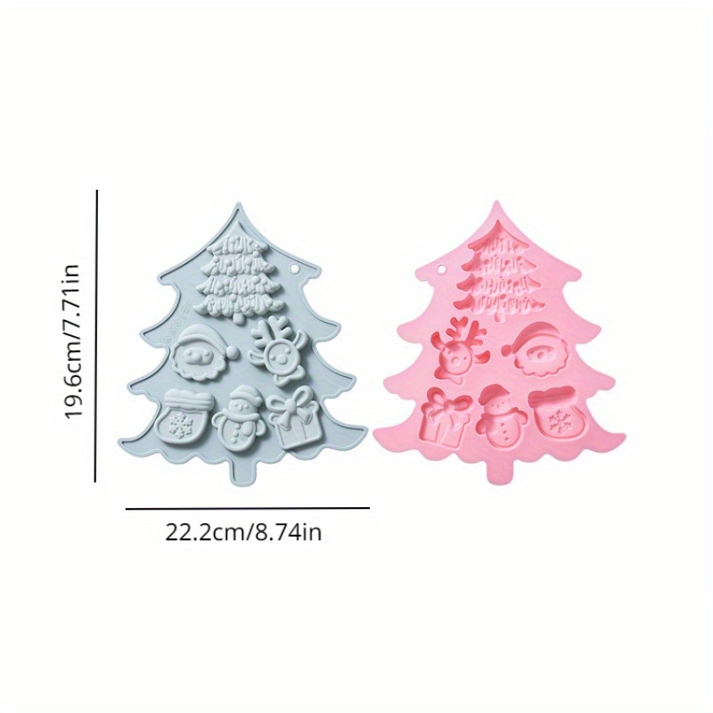 1pc Stampo In Silicone Cioccolatini Natale Alberi Natale - Temu Italy