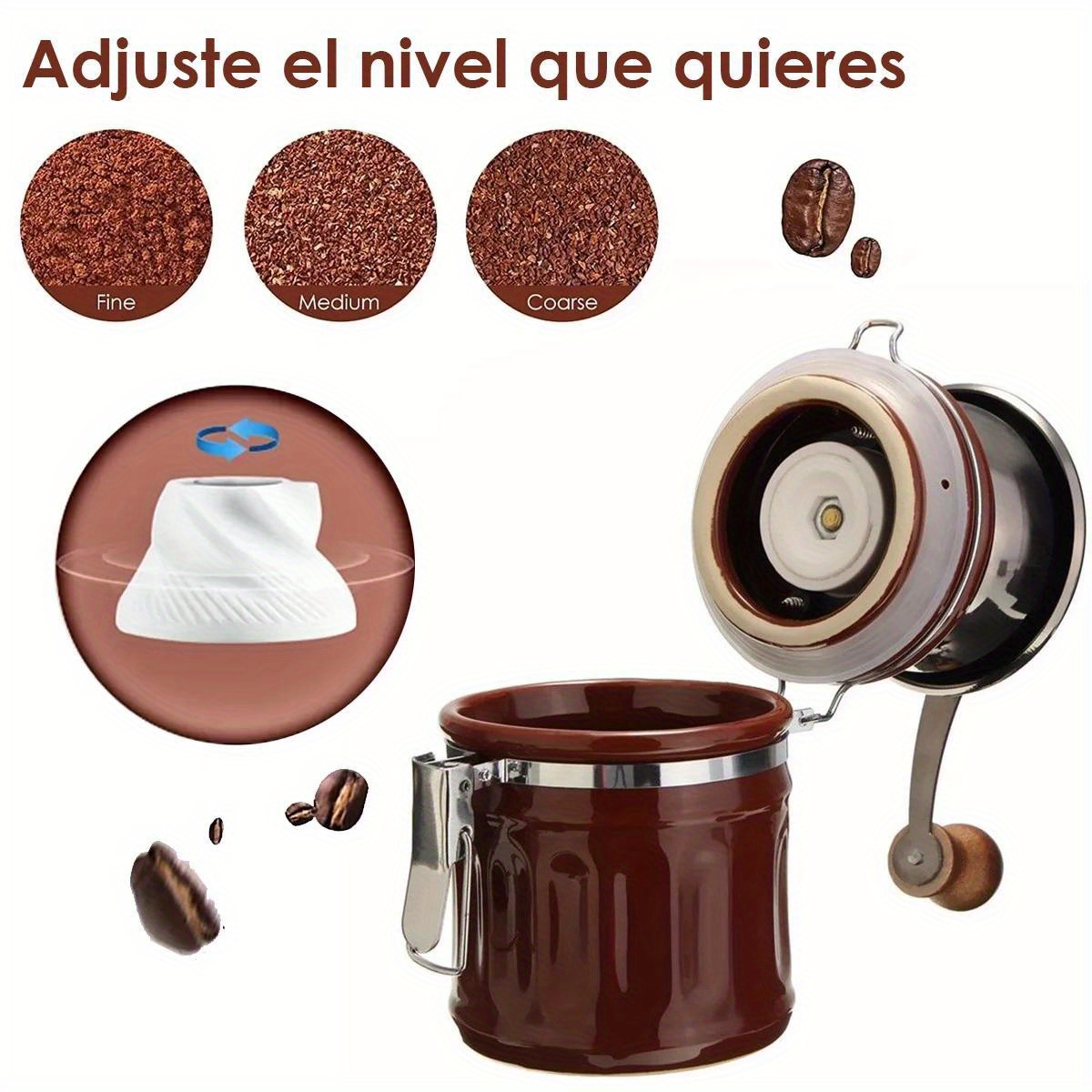 Manual Coffee Grinder Capacity Conical Burrinternal - Temu