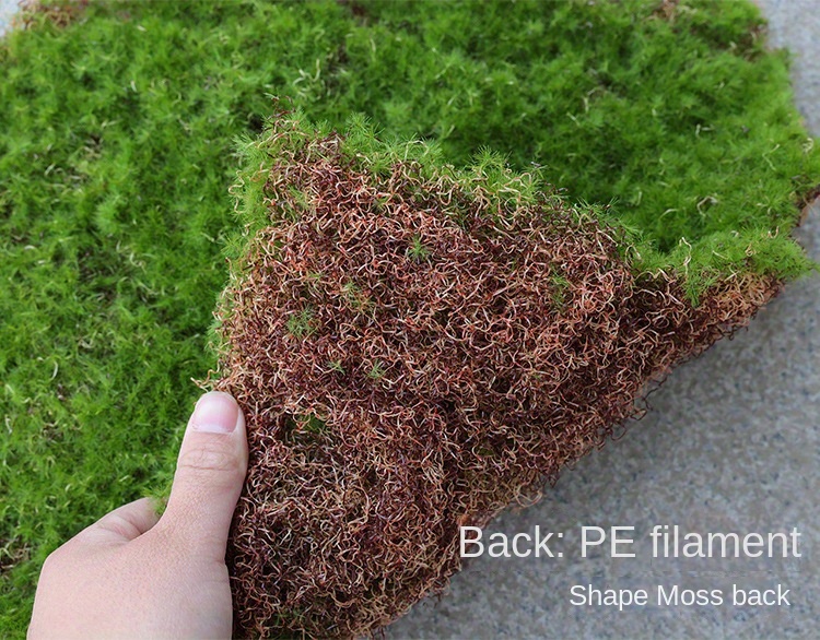 1pc Artificial Moss Blocks, Fake Green Moss For Chrismas Tree