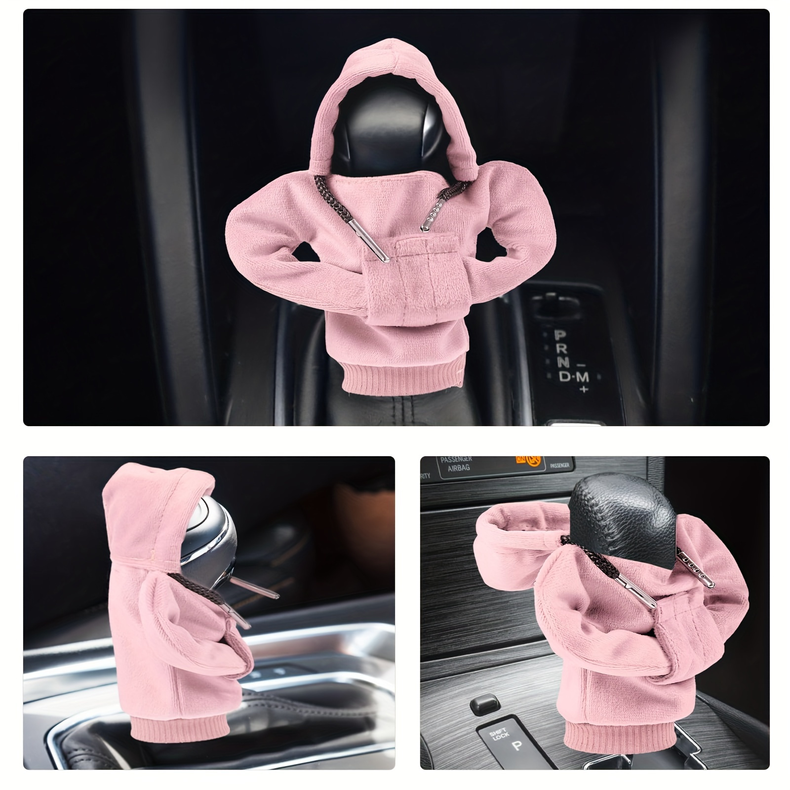 Shift Knob Hoodie Hoodie Sweater Car Gear Shift Cover Hoodie for Car Shifter  Car Interior Decorations Universal Fit Most Vehicles Fit 4-5 Inches Shift  Knob Truck elegance