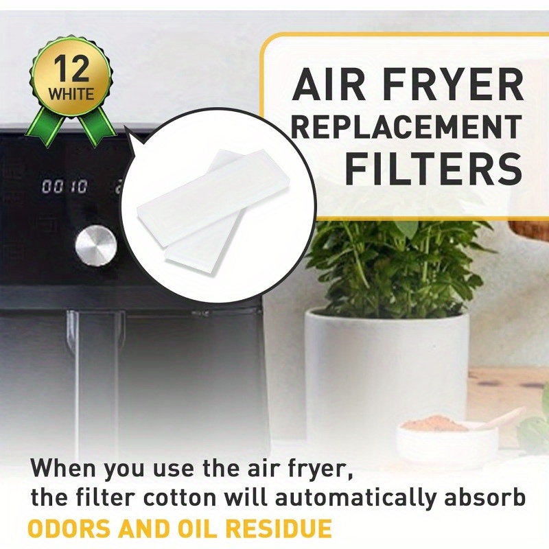 12 filtros de repuesto para freidora de aire  