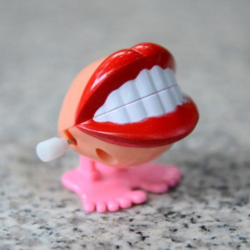 Desktop Teeth Chain with Eyes Christmas Ornaments
