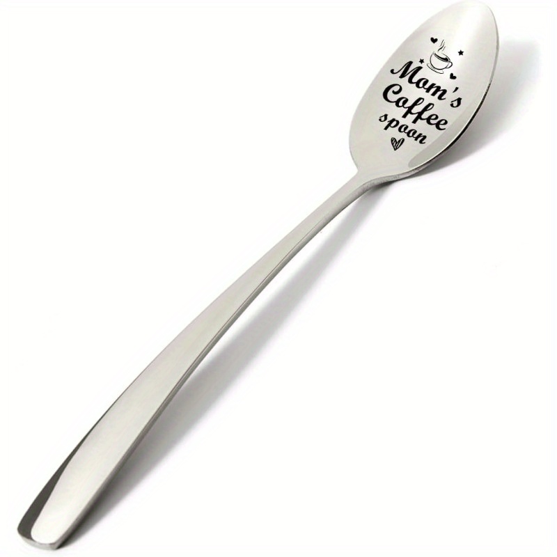 To My Beautiful Mum Engraved Spoon Coffee Spoon For Cafe - Temu