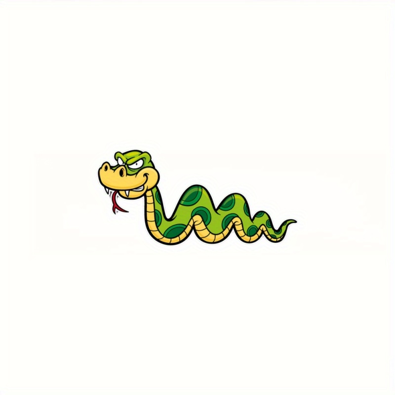 Funny Snake Cartoon Animal Car Bumper Sticker Decal - Temu United