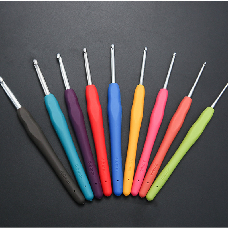  4 Sets Knitting Loom Hooks, Crochet Hook Set with 8 Pieces  Needles for Knifty Knitters 。