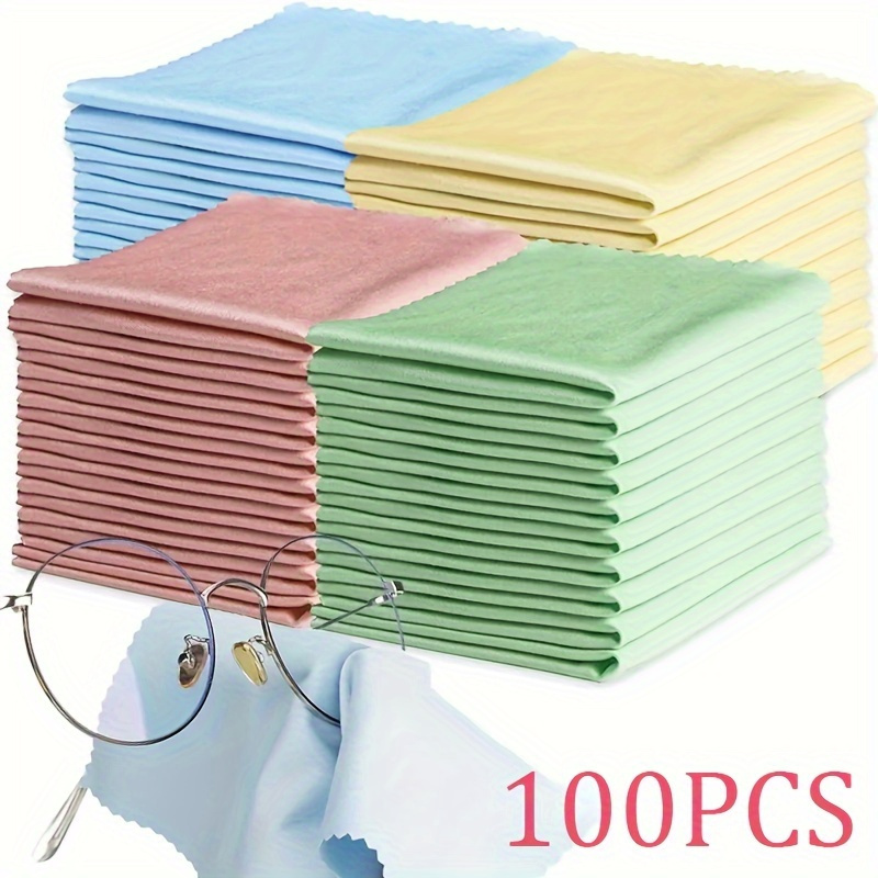 100pcs Limpiador De Lentes Para Gafas Toallitas Limpiadoras - Temu Chile