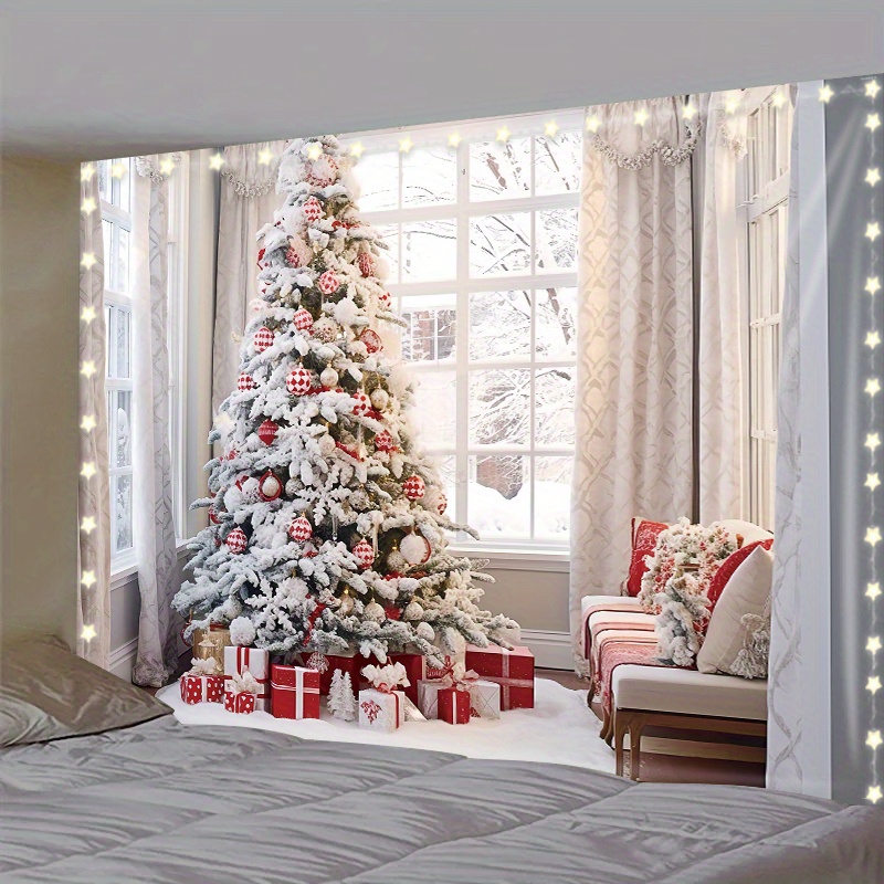 Tapestry Luminous Christmas Gift Christmas Tree Pattern - Temu Canada