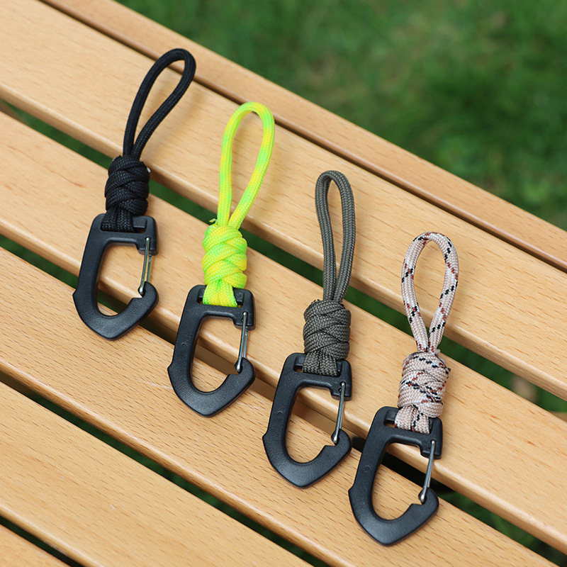 1pc Seven Core Rope Mountaineering Keychain Multi Functional Anti Lost  Buckle Outdoor Survival Key Chain For Men - Jewelry & Accessories - Temu