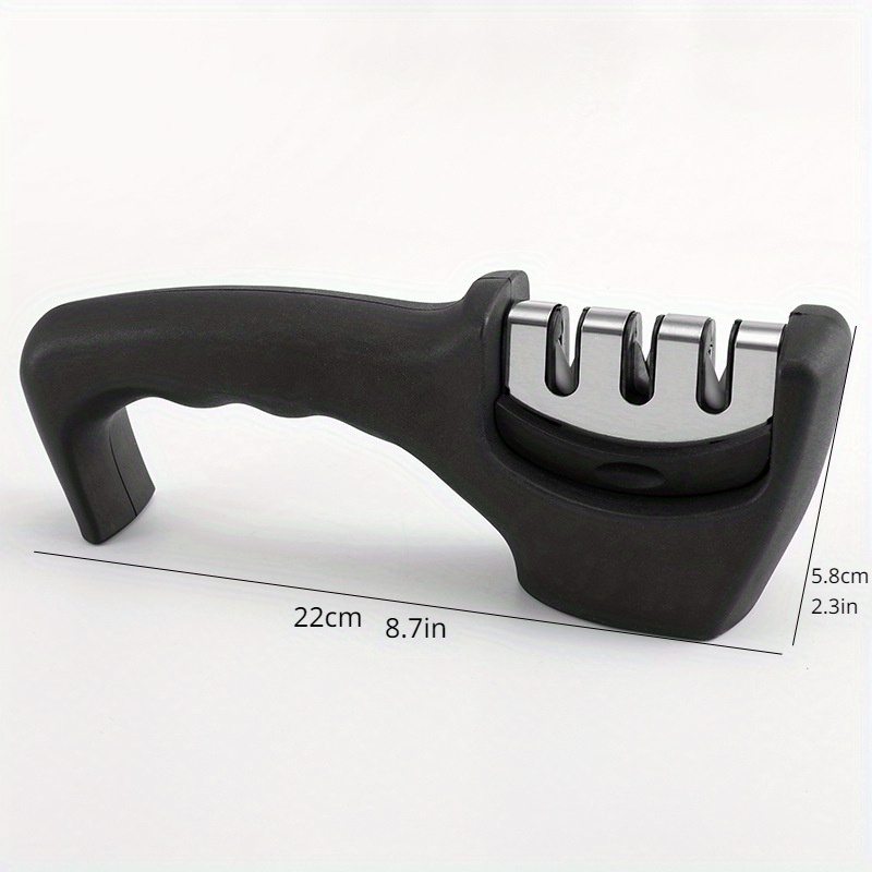 4-in-1 Kitchen Knife Accessories: 3-Stage Knife Sharpener kitchellence