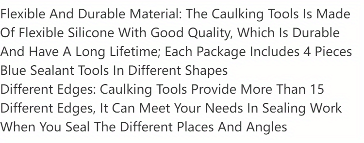Caulking Tool Kit Silicone Joint Sealant Spreader Spatula - Temu
