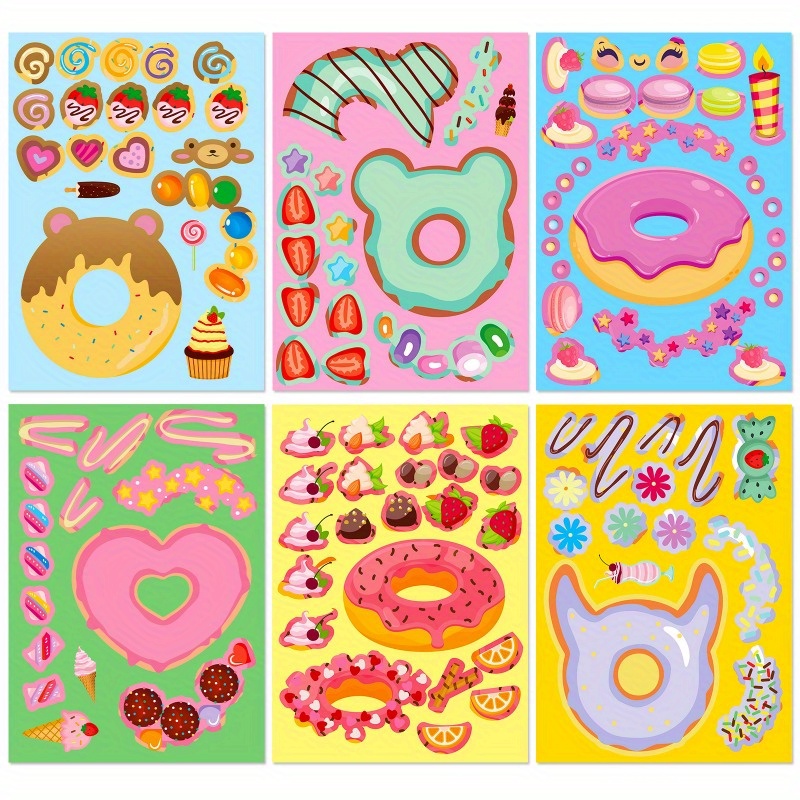 donut planner stickers, mini donut stickers, mini donuts, tiny stickers,  laptop stickers, mini sticker pack, coffee stickers, cute donuts