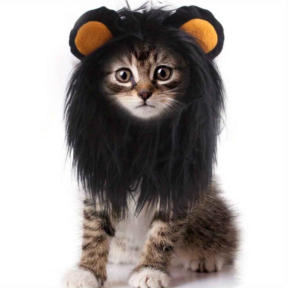 Costume Da Gatto Carino Con Parrucca Di Leone Per Gatti E Cani Piccoli Per  Feste E Cosplay