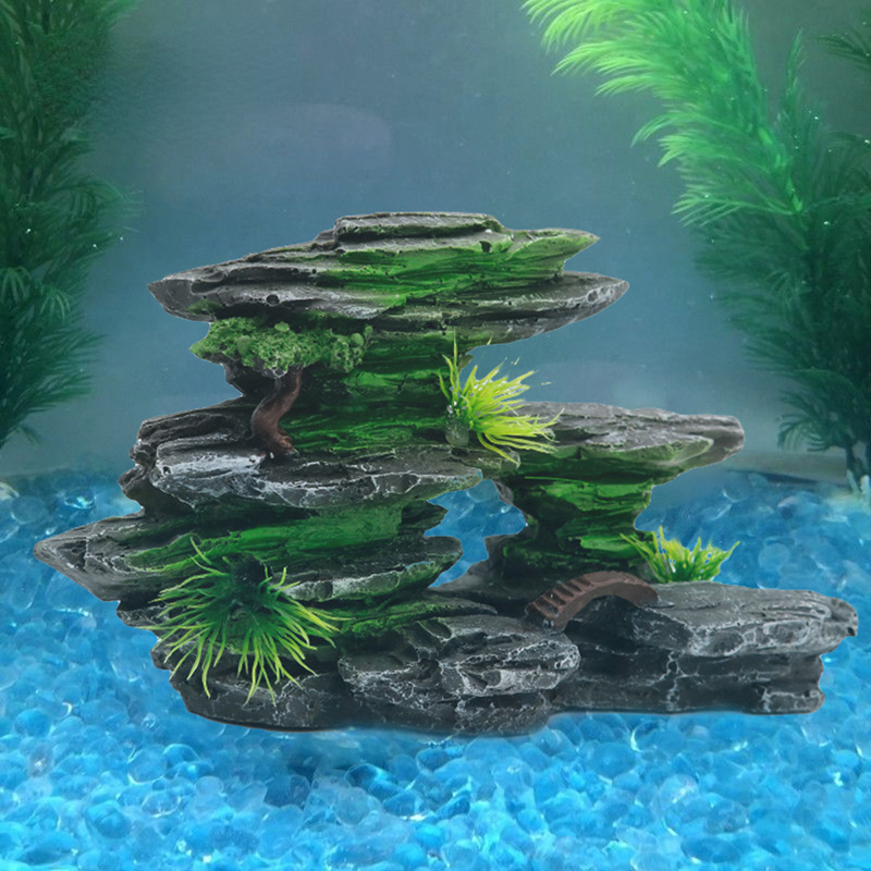 Aquarium Decoration Resin Artificial Decorative Rocks Fish Tank