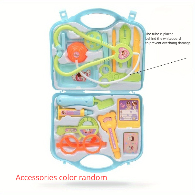 1Set Plastic Doctor Toys for girls Medical Kit Medicine Box For