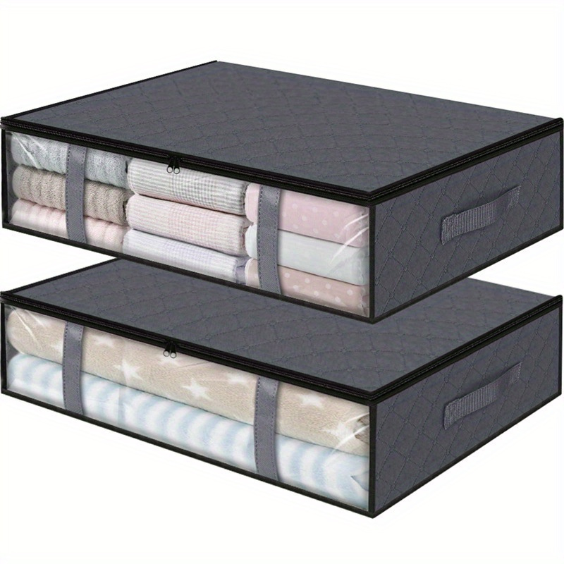 Clozzers Large Under Bed Storage Bag - Set of Two - On Sale - Bed