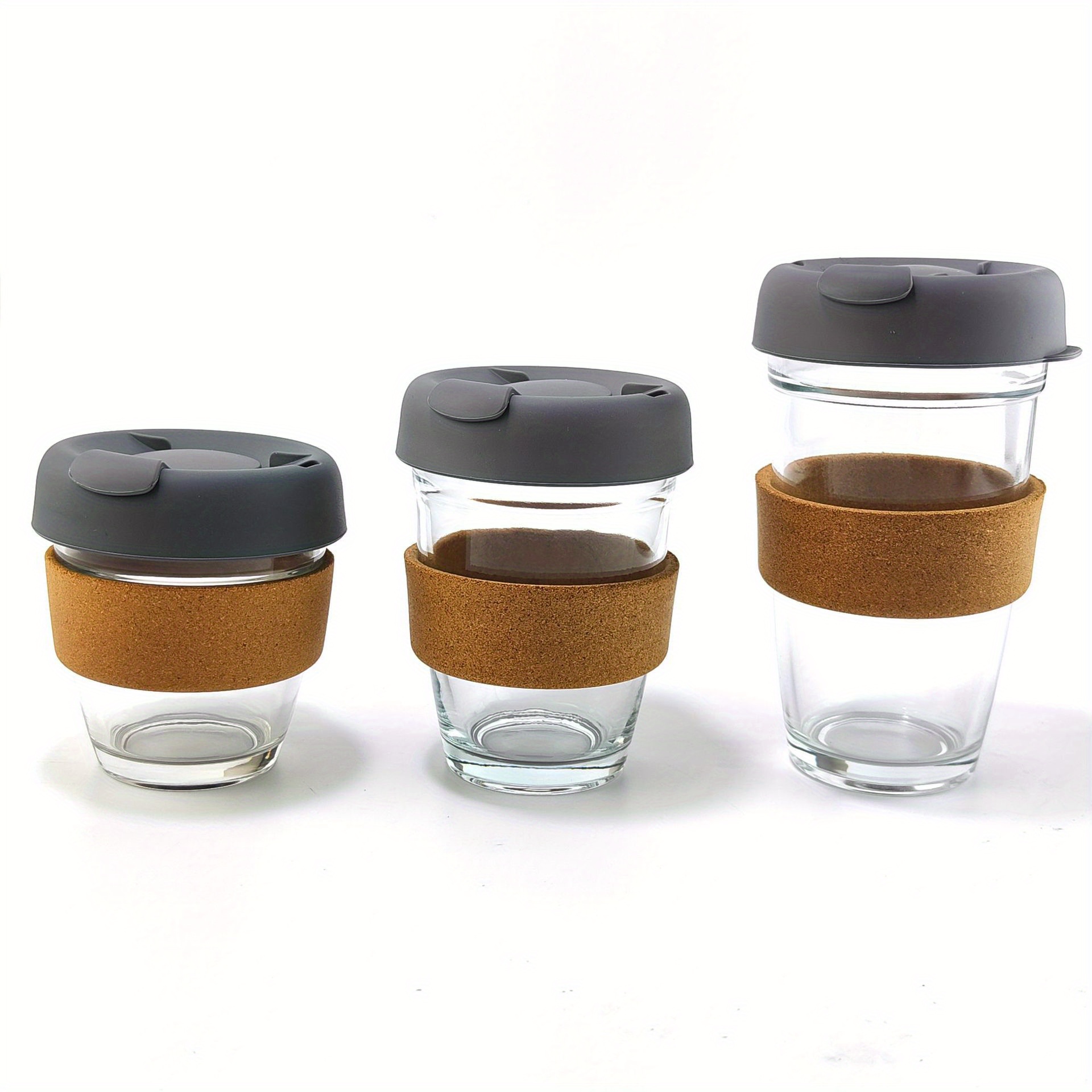 12oz Glass Reusable Coffee Cup