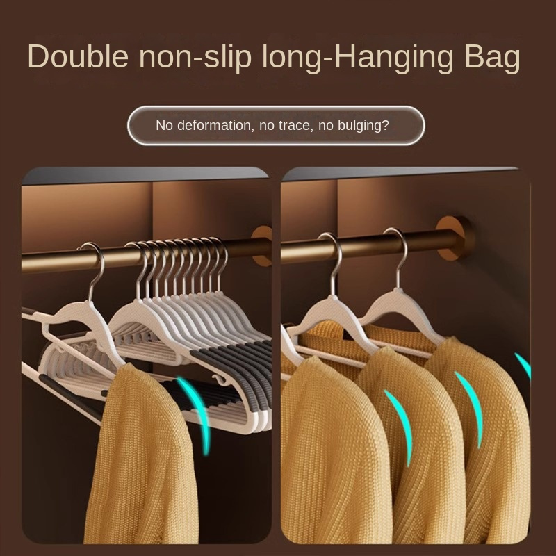 Non slip Velvet Hangers Dry And Wet Dual use Traceless - Temu