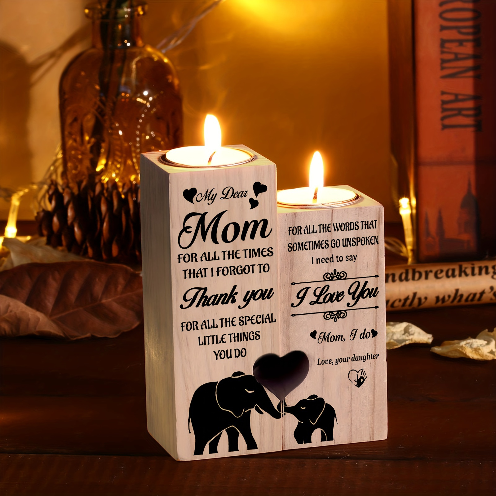 Mothers Day Art Candles