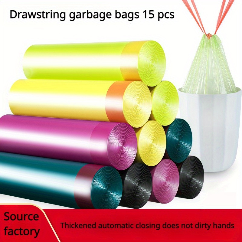 15Pcs/Roll 50cm Pcs 45cm Garbage Bag Four Kinds Of Choose Color 