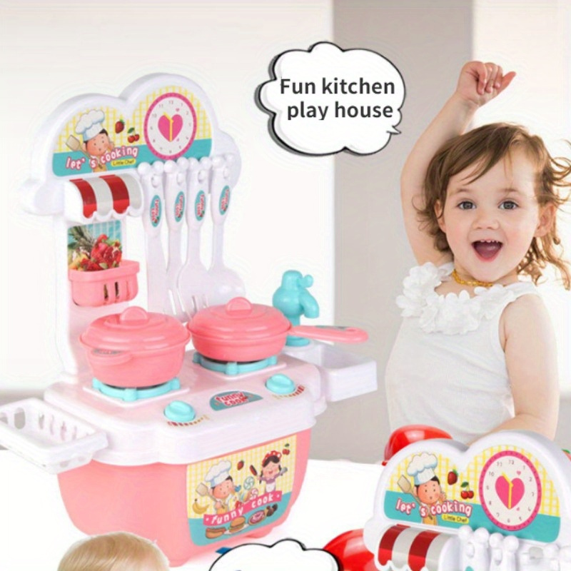 Anniup, set di 9 giocattoli per la pulizia dei bambini, per la casa, per  far finta di giocare il giocattolo, mini scopa per la pulizia