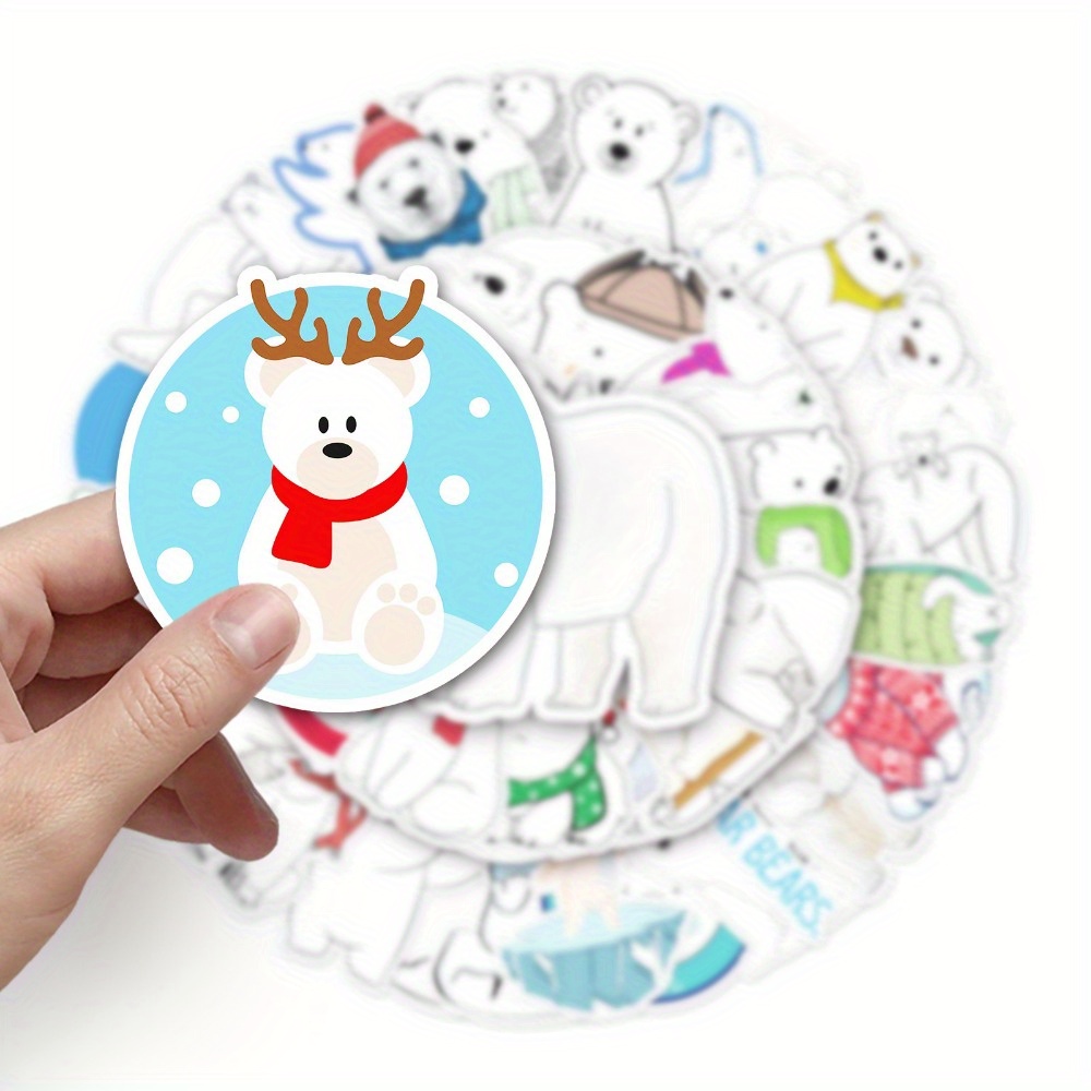 Polar Bear Animal Luggage Stickers creative Waterproof - Temu